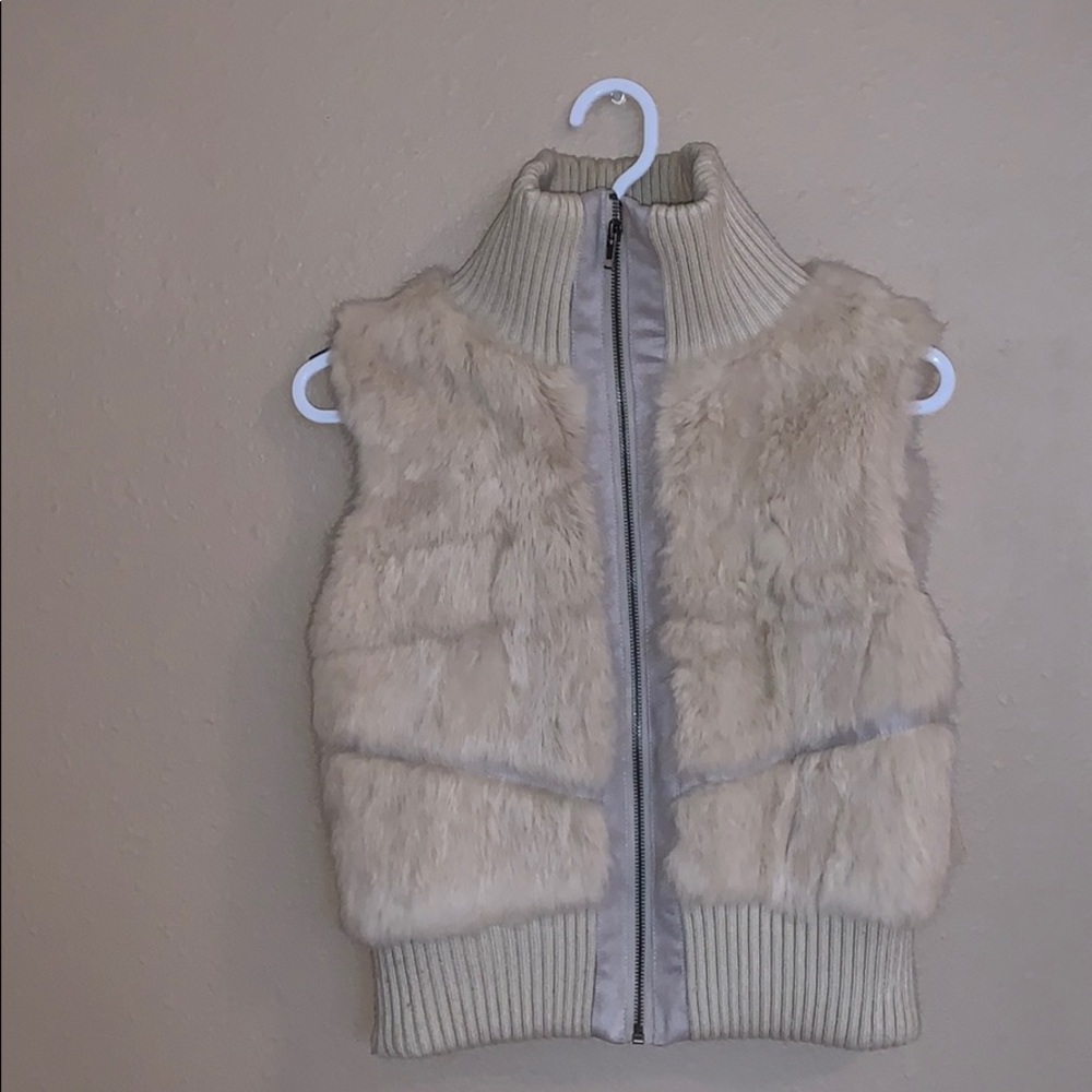 Beige Fur vest